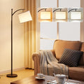 Minimalist Ambimall Tall Floor Lamps with 3 Color Temperatures Bulb & Kit