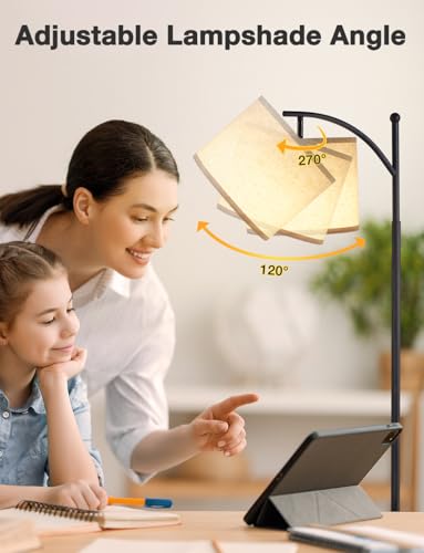 Minimalist Ambimall Tall Floor Lamps with 3 Color Temperatures Bulb & Kit
