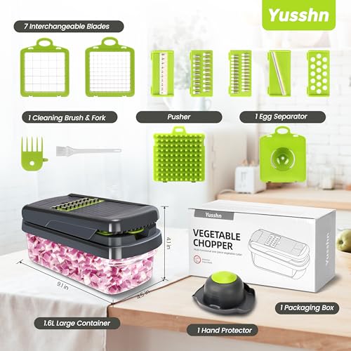 Minimalist Yusshn Vegetable Chopper,12-in-1 Multifunctional Food Chopper,Professional Onion Chopper Collection